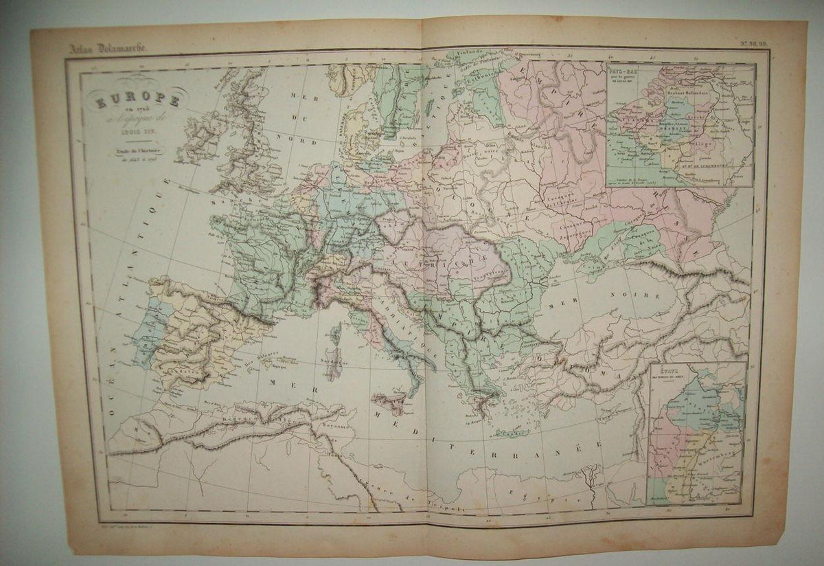 LAMINA 22731: Mapa de Europa en el siglo XVII