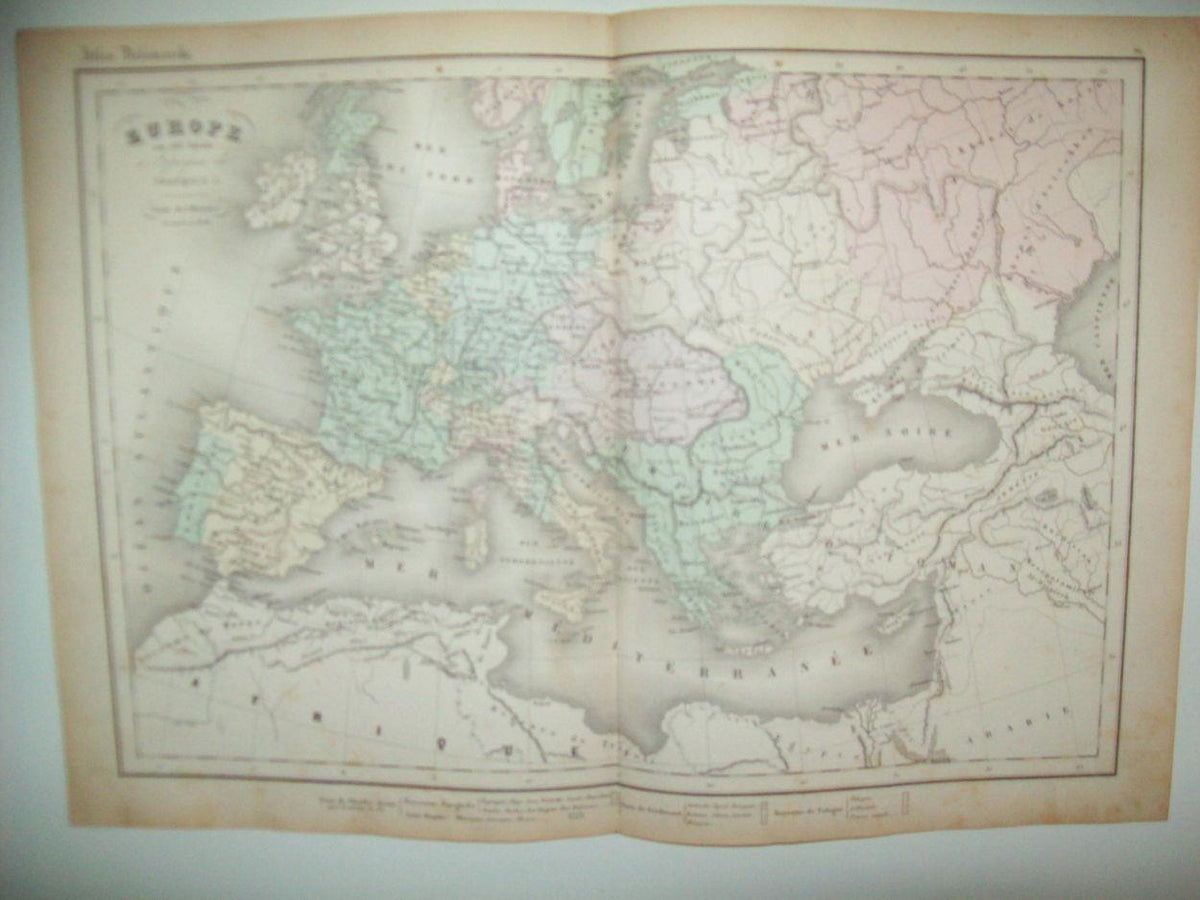 LAMINA 22730: Mapa de Europa en el siglo XV