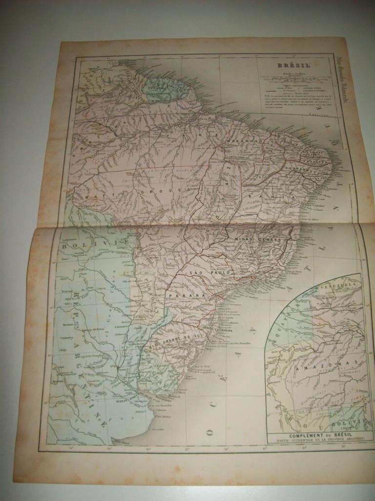 LAMINA 22728: Mapa de Brasil