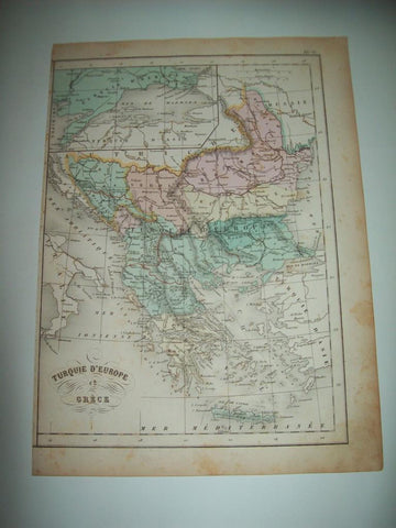 LAMINA 22723: Mapa de Grecia