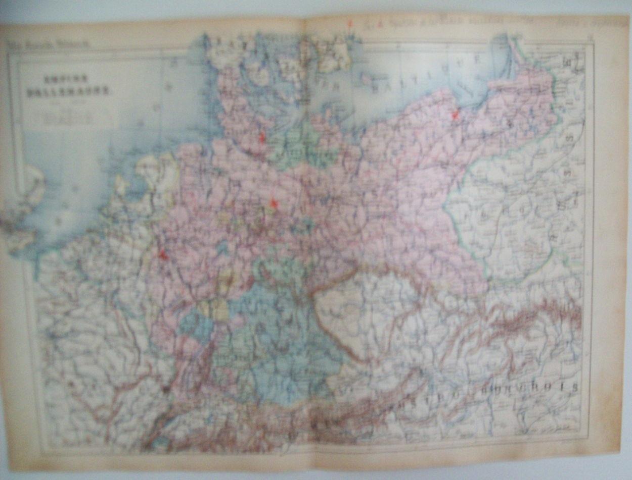 LAMINA 22717: Mapa del Imperio Aleman