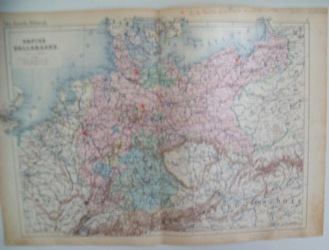 LAMINA 22717: Mapa del Imperio Aleman