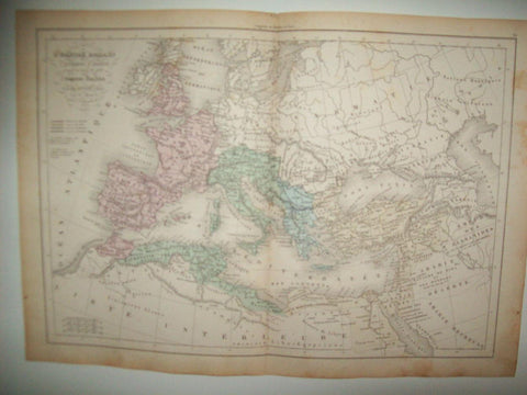 LAMINA 22695: Mapa del Imperio Romano en epoca de Augusto