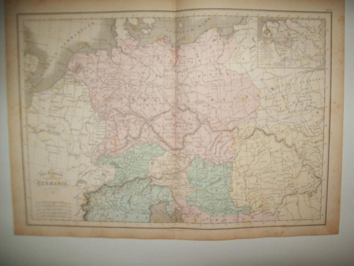 LAMINA 22694: Mapa de la antigua Germania