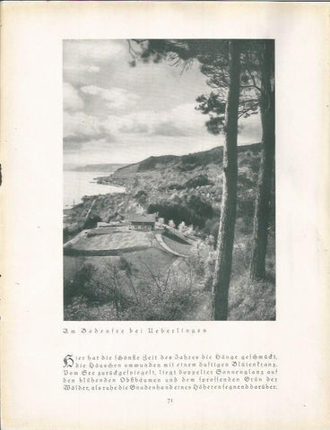 LAMINA 22670: Vista de Bodensee, Alemania