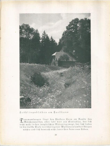 LAMINA 22664: Casa en el campo de Alemania