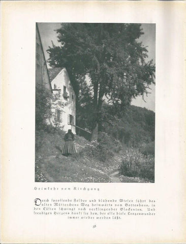 LAMINA 22663: Mujer de Alemania
