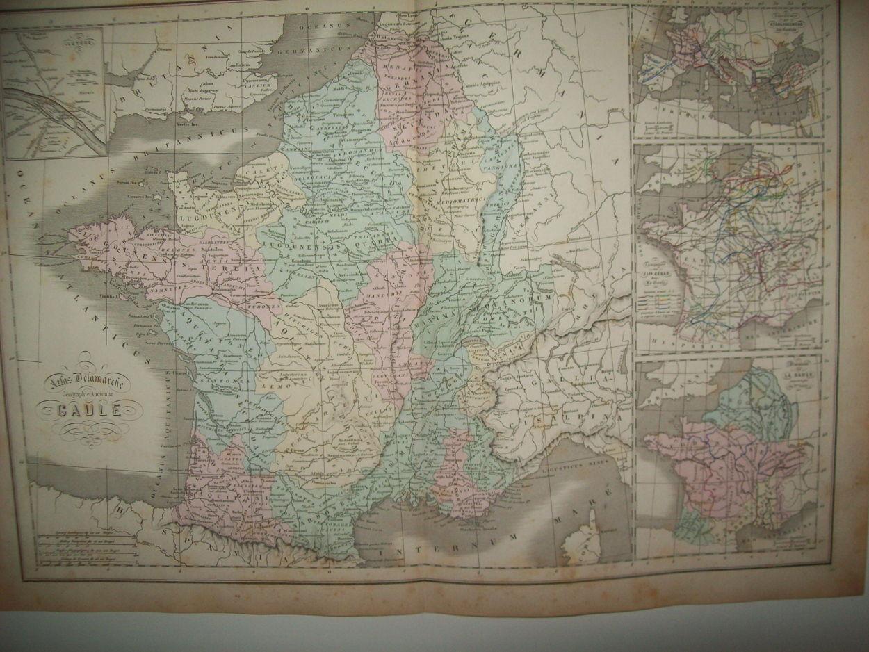 LAMINA 22692: Mapa de la antigua Galia