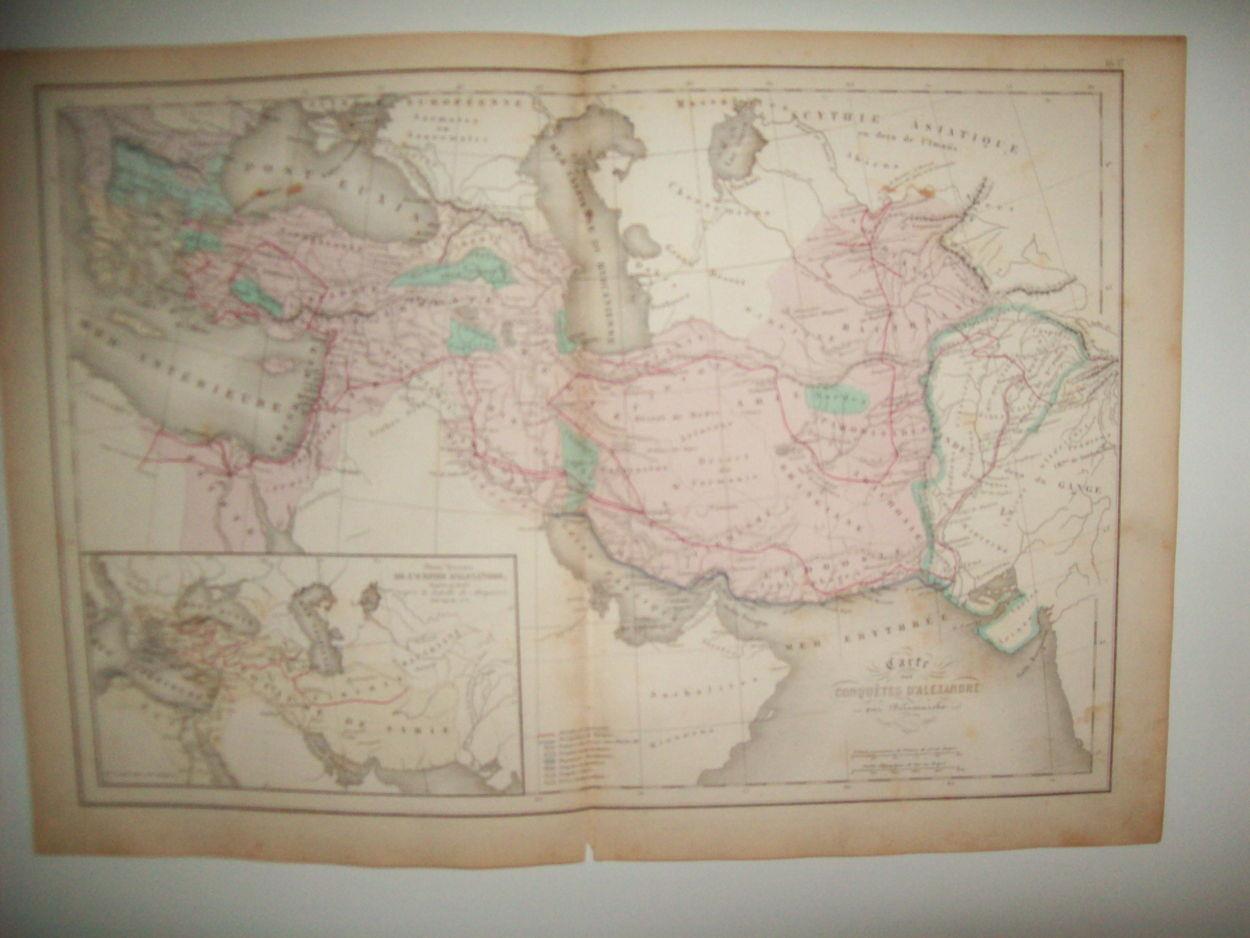 LAMINA 22689: Mapa de las conquistas de Alejandro Magno