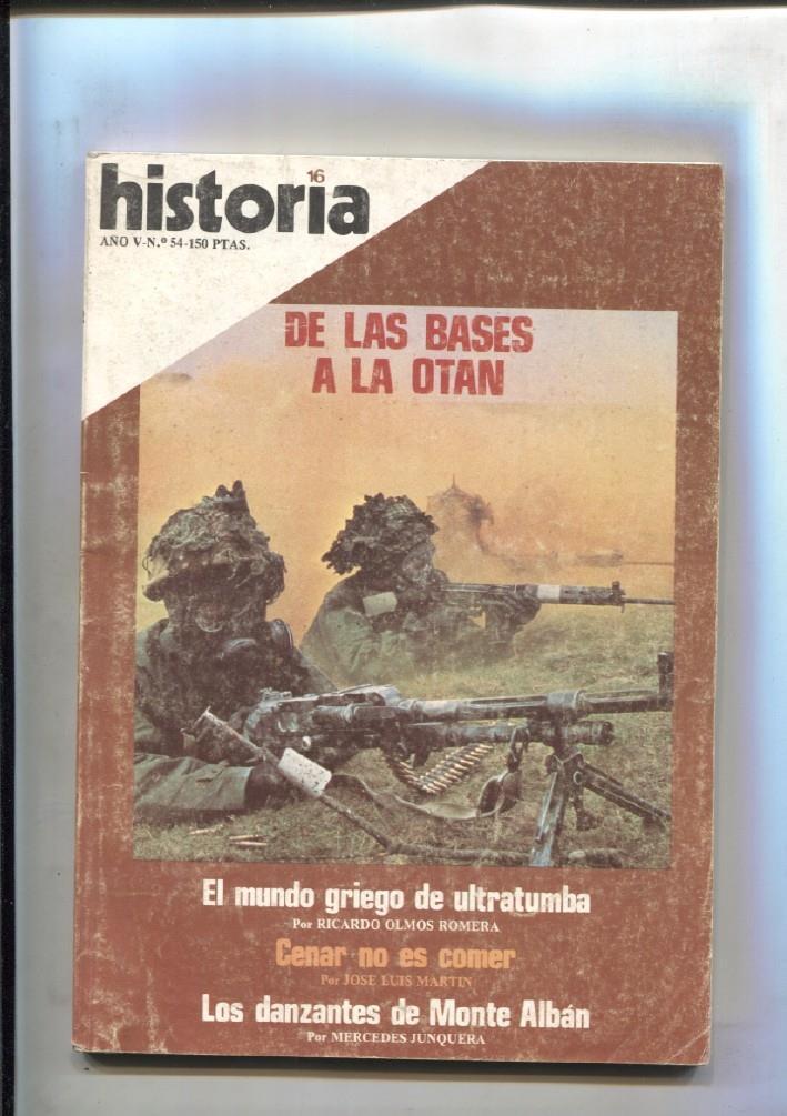 Historia 16 numero 054: De las bases a la Otan-Los danzantes del monte Alban