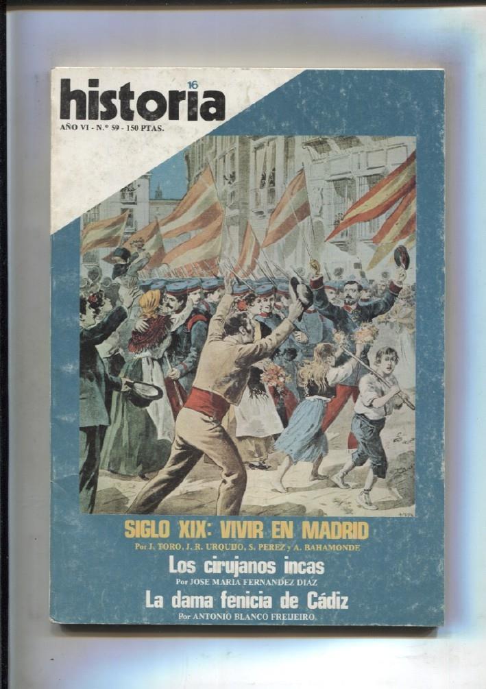 Historia 16 numero 059: Los cirujanos incas, la dama fenicia de cadiz