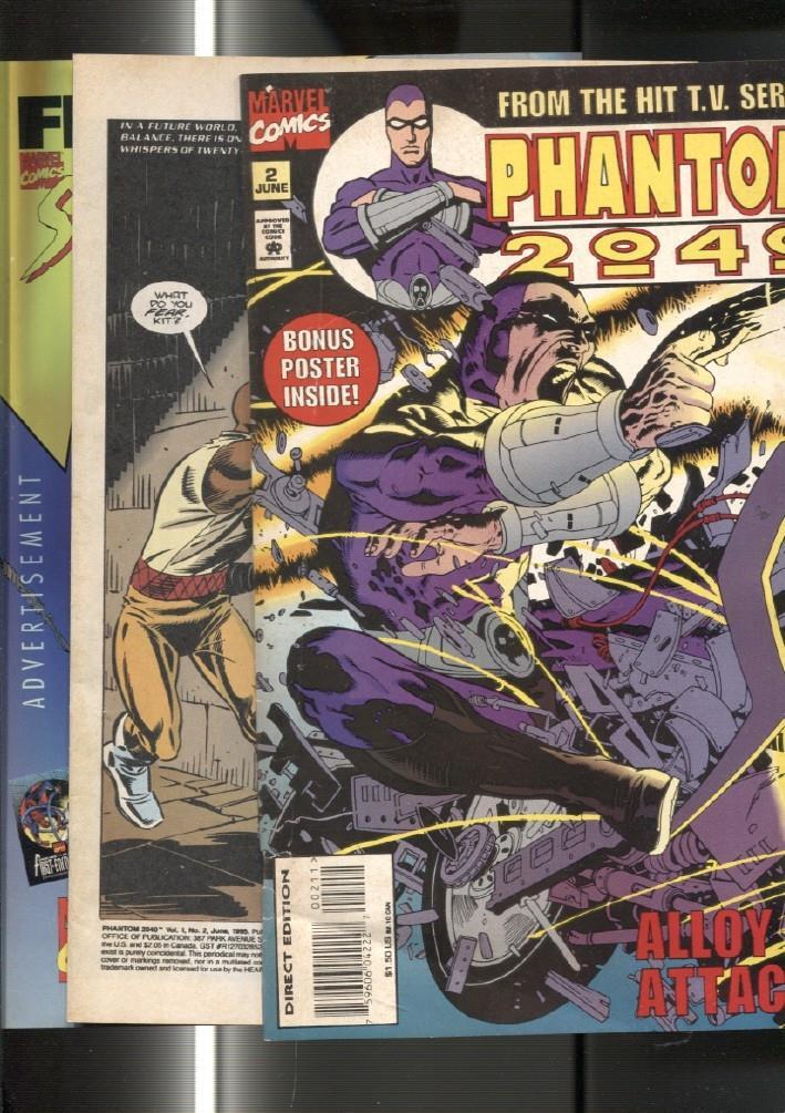 THE PHANTOM 2040 numero 02: Alloy Attacks (cubierta suelta por mal almacenaje)