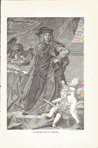 LAMINA 23760: Emperador Carlos VI
