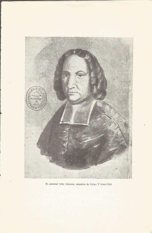 LAMINA 23757: Cardenal Julio Alberoni
