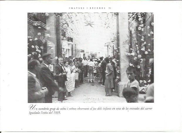 LAMINA 23749: Calle Igualada, año 1935