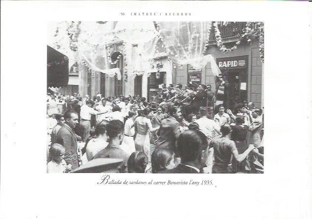 LAMINA 23748: Sardanas en la calle Bonavista, año 1935