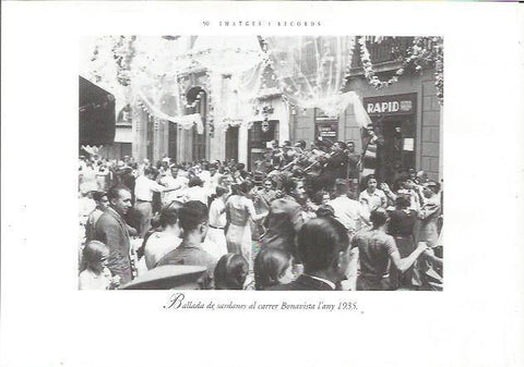 LAMINA 23748: Sardanas en la calle Bonavista, año 1935