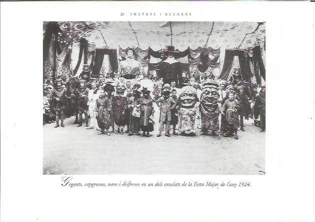LAMINA 23743: Gigantes y cabezudos, año 1924