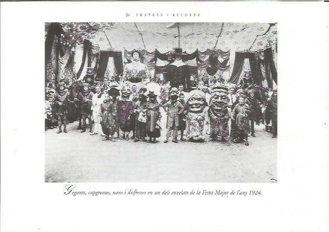 LAMINA 23743: Gigantes y cabezudos, año 1924