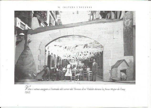 LAMINA 23750: Calle Torrent d'en Vidalet, año 1942