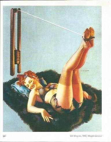 LAMINA 23662: Weight Control, por Gil Elvgren