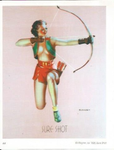 LAMINA 23660: Sure Shot, por Gil Elvgren