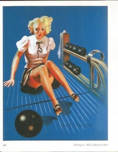 LAMINA 23658: Is my face Red!, por Gil Elvgren