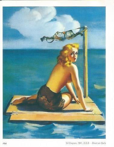 LAMINA 23698: Short on Sails, por Gil Elvgren