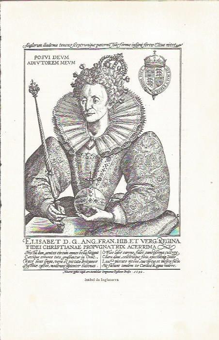 LAMINA 23849: Isabel I de Inglaterra