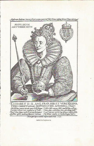 LAMINA 23849: Isabel I de Inglaterra