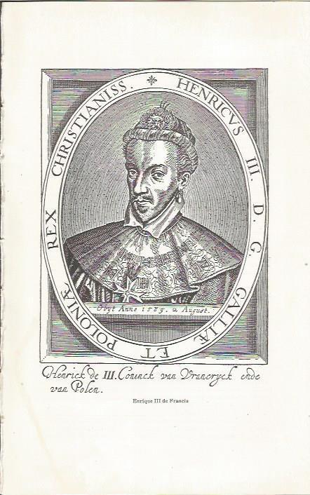 LAMINA 23848: Enrique III de Francia