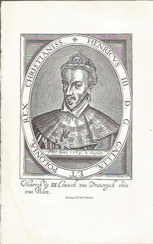 LAMINA 23848: Enrique III de Francia