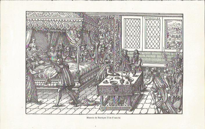 LAMINA 23846: Muerte de Enrique II de Francia