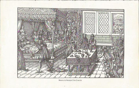 LAMINA 23846: Muerte de Enrique II de Francia