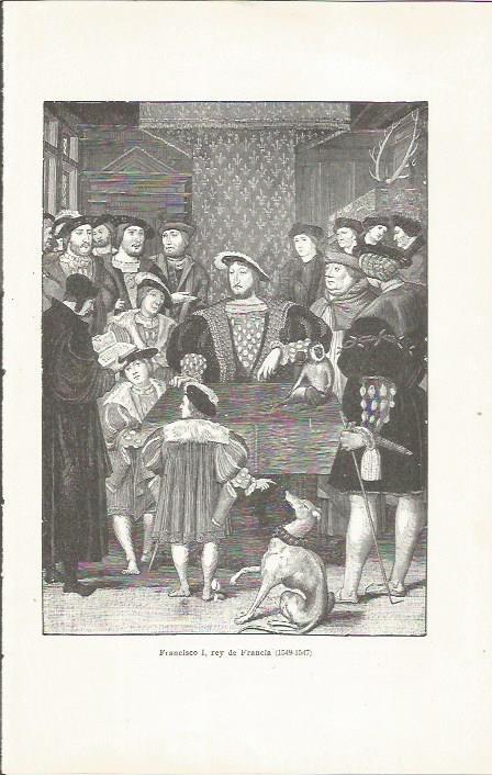 LAMINA 23837: Francisco I de Francia