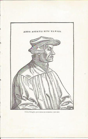 LAMINA 23834: Ulrico Zuinglio