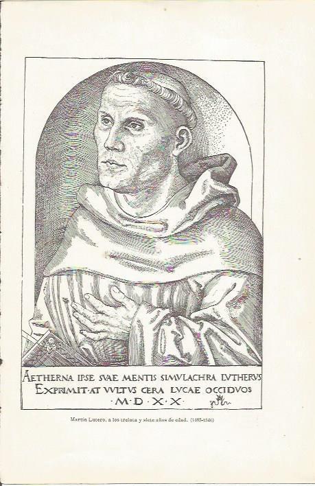 LAMINA 23833: Martin Lutero