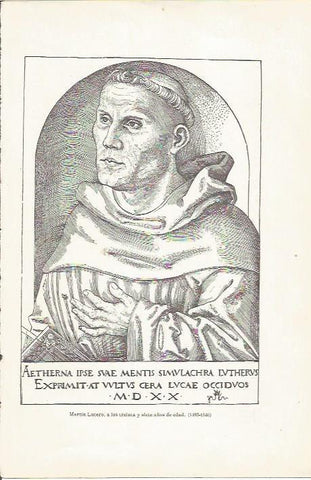 LAMINA 23833: Martin Lutero
