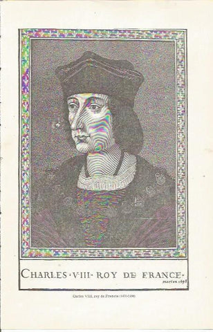LAMINA 23832: Carlos VIII de Francia
