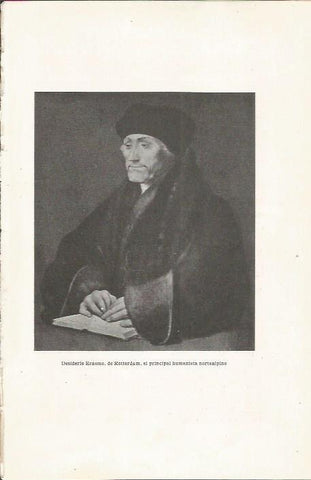 LAMINA 23830: Erasmo de Rotterdam
