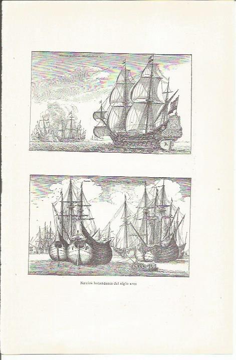 LAMINA 23878: Naves de Holanda del siglo XVII