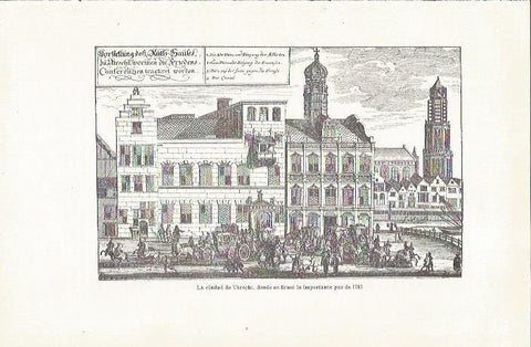 LAMINA 23877: Vista de Utrech, Paises Bajos