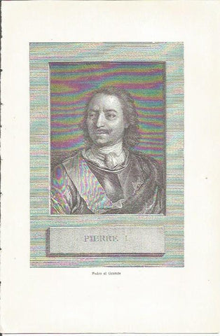 LAMINA 23875: Pedro el Grande