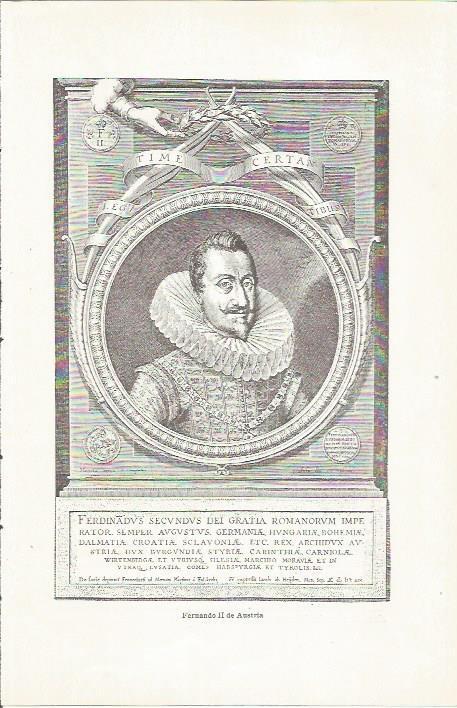 LAMINA 23859: Fernando II de Austria
