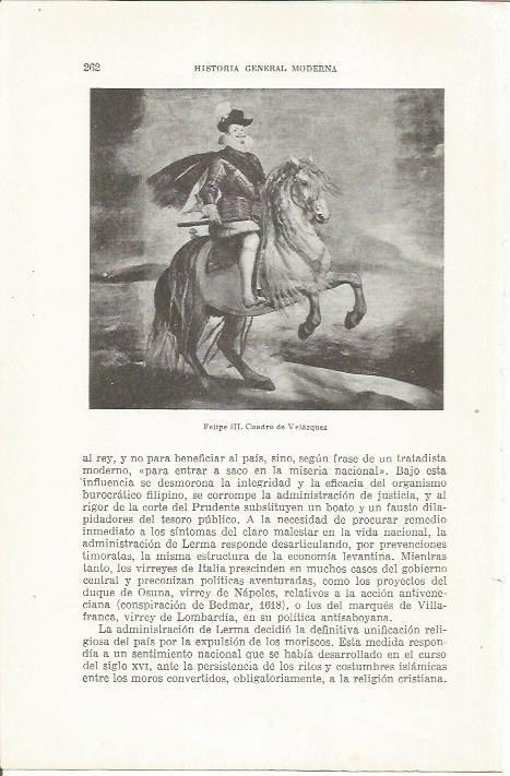 LAMINA 23858: Felipe III, por Velazquez