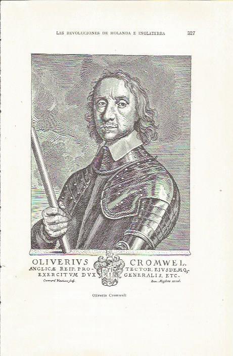 LAMINA 23868: Oliver Cromwell