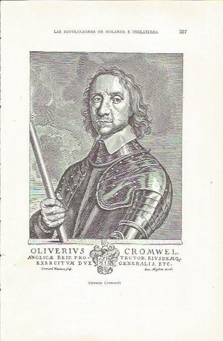 LAMINA 23868: Oliver Cromwell