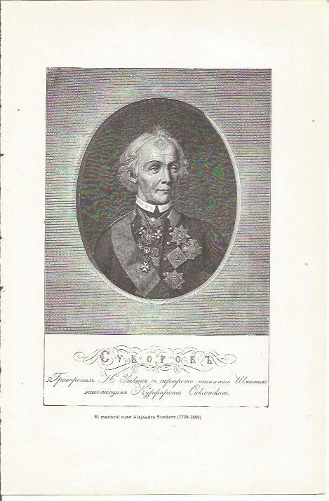 LAMINA 23792: El mariscal Alejandro Surorov