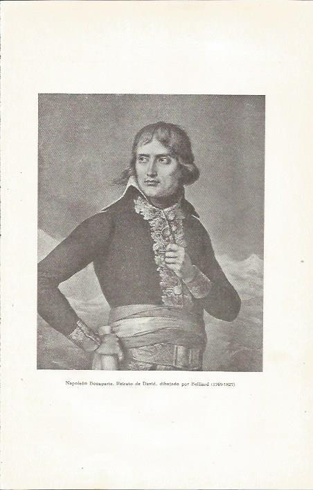 LAMINA 23790: Napoleon Bonaparte, por David