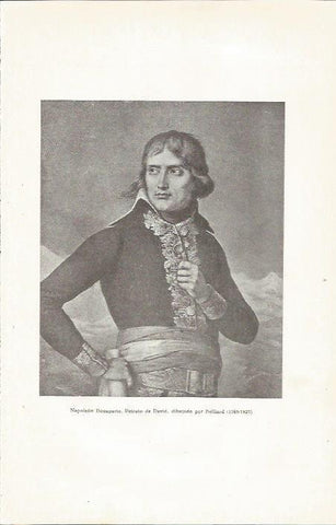 LAMINA 23790: Napoleon Bonaparte, por David